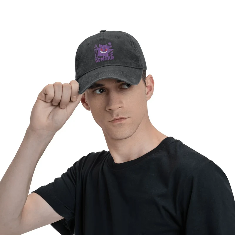 Casquettes d'été Pokémon sombres avec Gengar et autres motifs