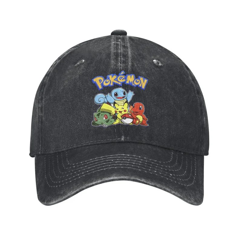 Casquettes d'été Pokémon sombres avec Gengar et autres motifs