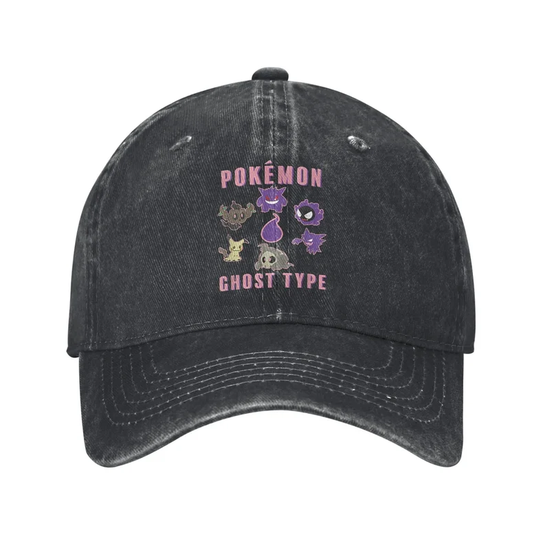 Casquettes d'été Pokémon sombres avec Gengar et autres motifs