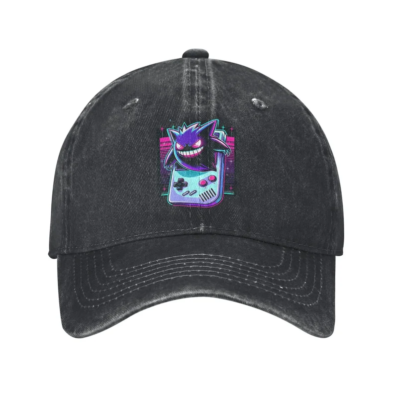 Casquettes d'été Pokémon sombres avec Gengar et autres motifs