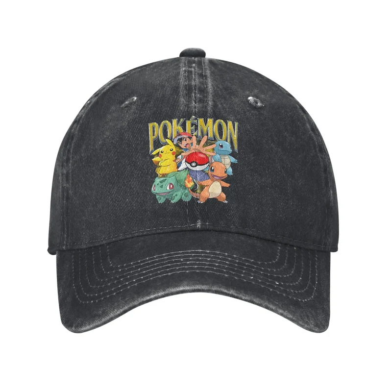 Casquettes d'été Pokémon sombres avec Gengar et autres motifs