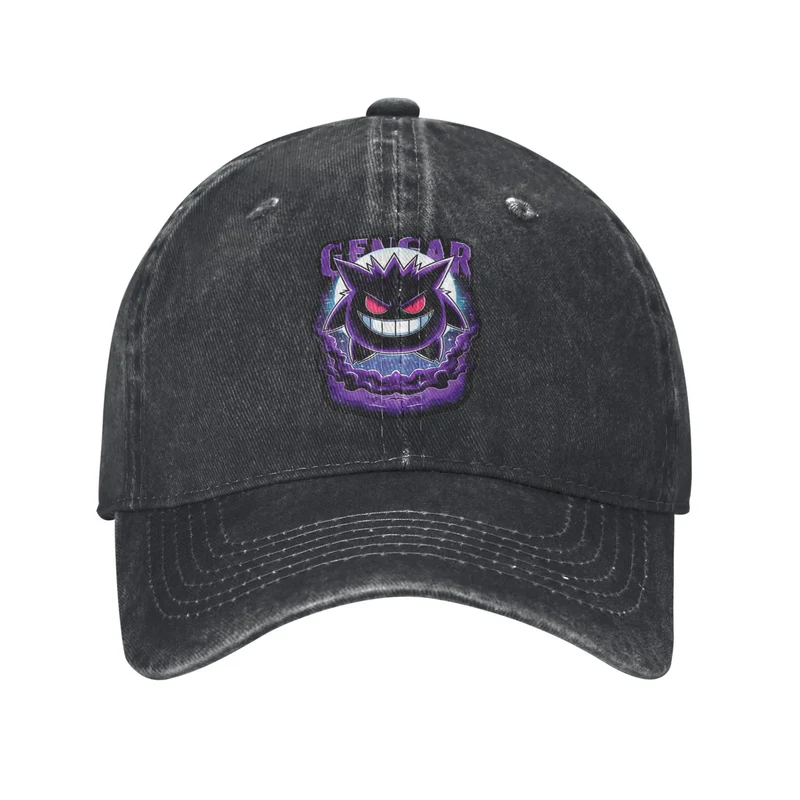 Casquettes d'été Pokémon sombres avec Gengar et autres motifs