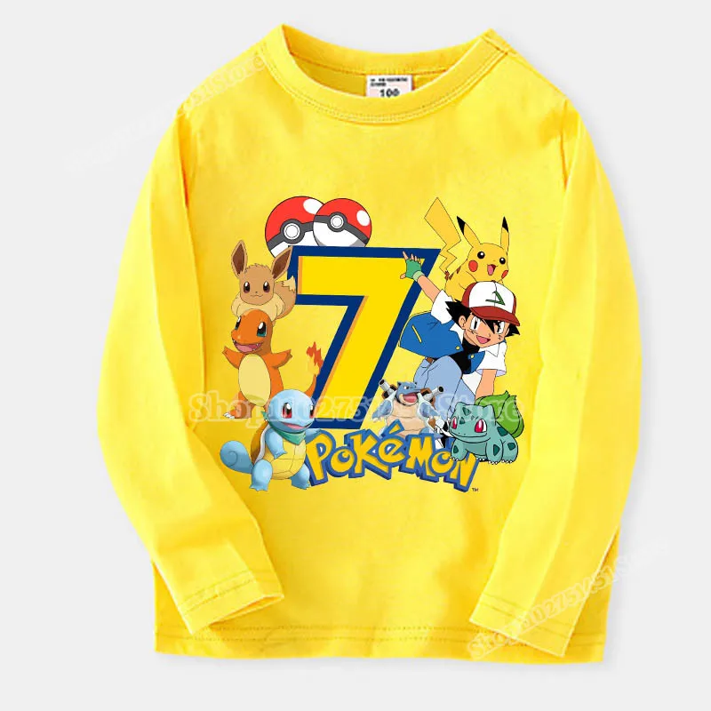 Superbes pulls pour enfants avec l'âge au look Pokémon