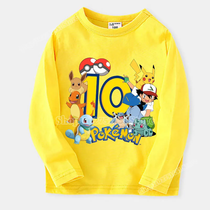 Superbes pulls pour enfants avec l'âge au look Pokémon