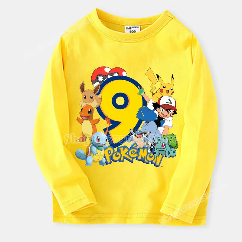 Superbes pulls pour enfants avec l'âge au look Pokémon