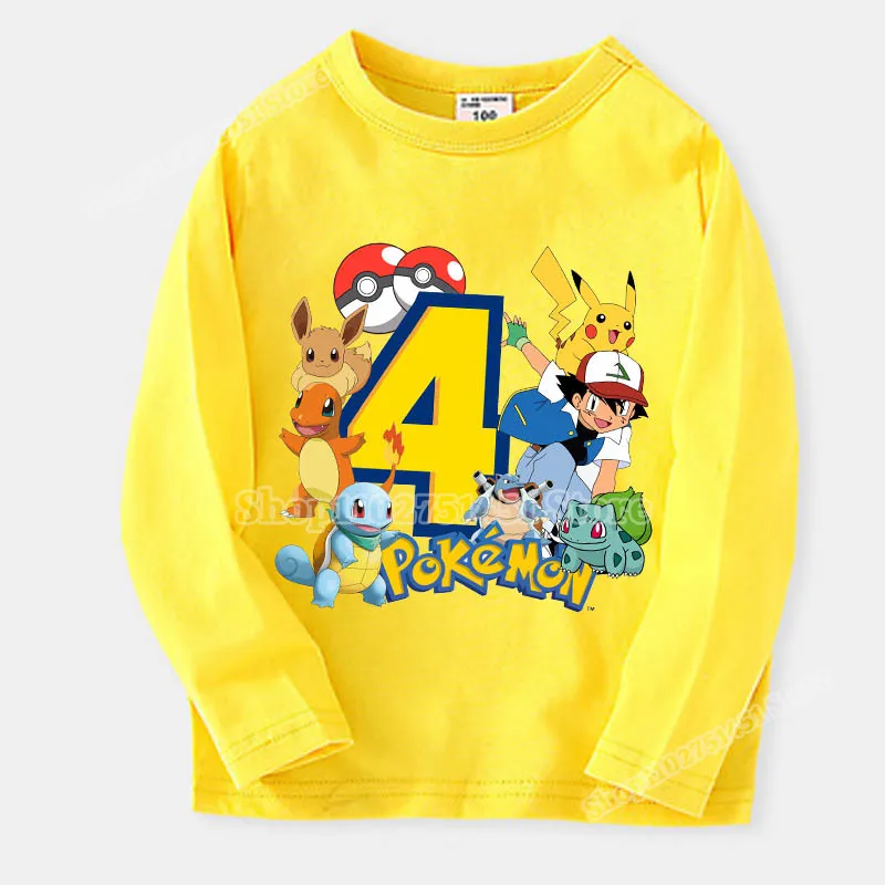 Superbes pulls pour enfants avec l'âge au look Pokémon
