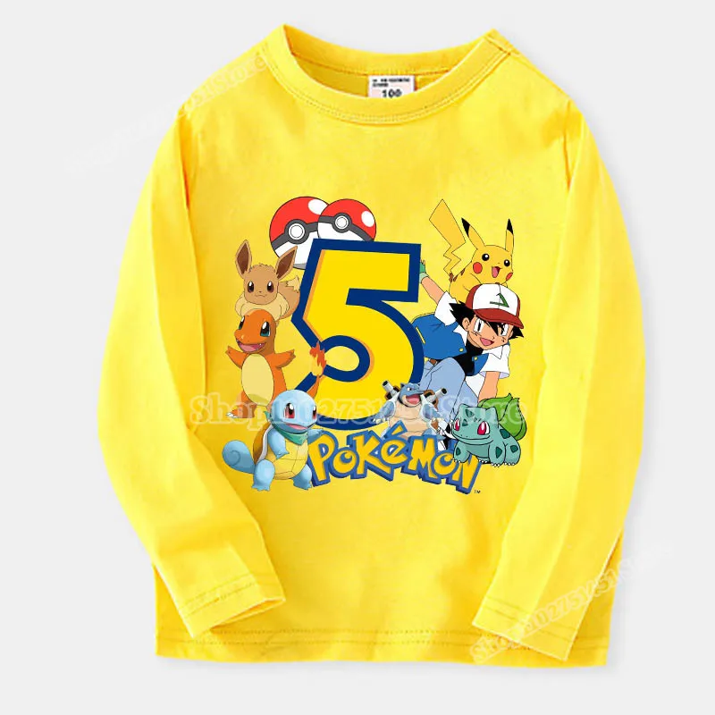 Superbes pulls pour enfants avec l'âge au look Pokémon