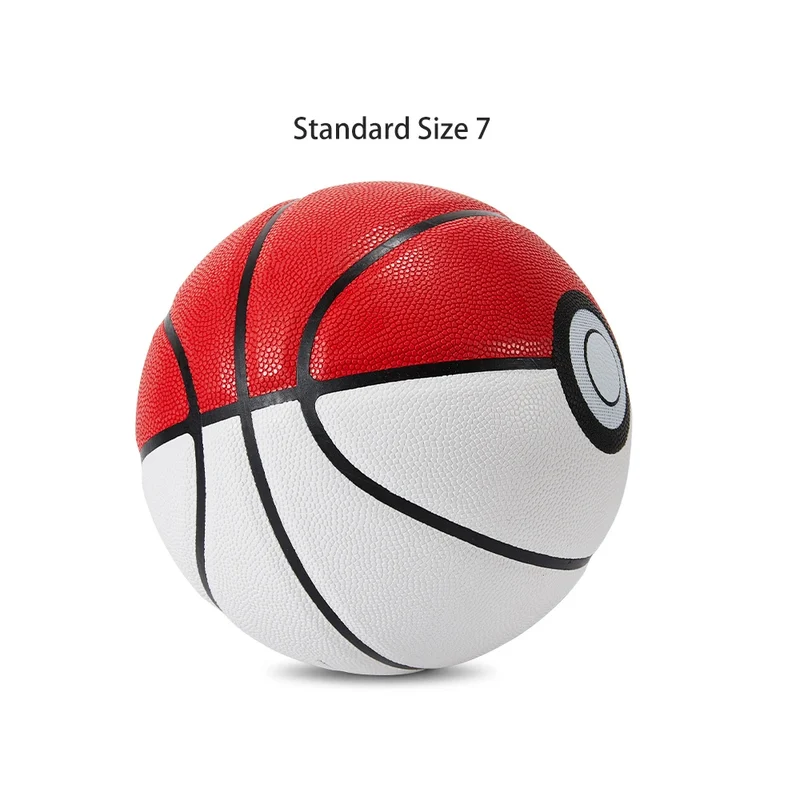 Ballon de basket au look Pokeball - idéal pour les loisirs et le sport