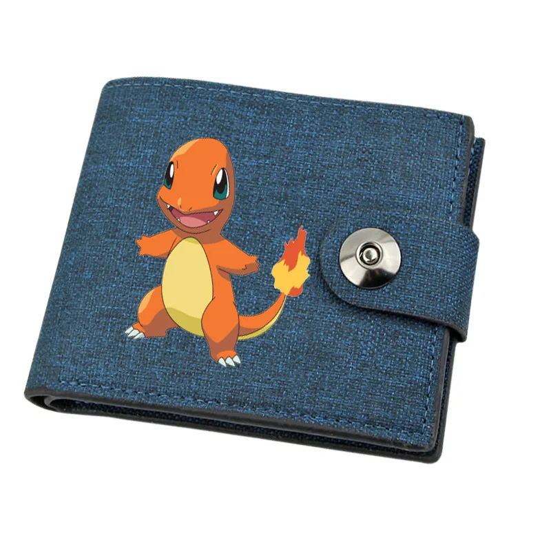 Portefeuille en toile avec motifs Pokémon