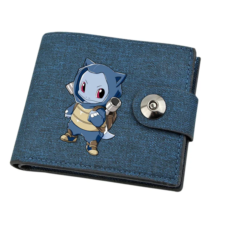 Portefeuille en toile avec motifs Pokémon