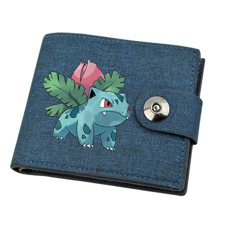 Portefeuille en toile avec motifs Pokémon