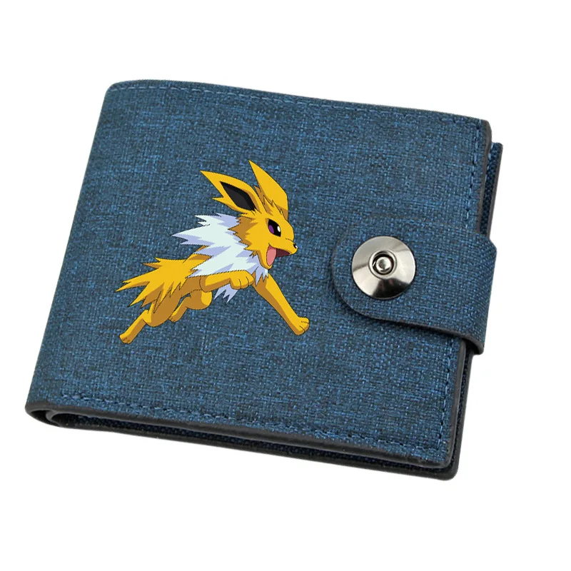 Portefeuille en toile avec motifs Pokémon