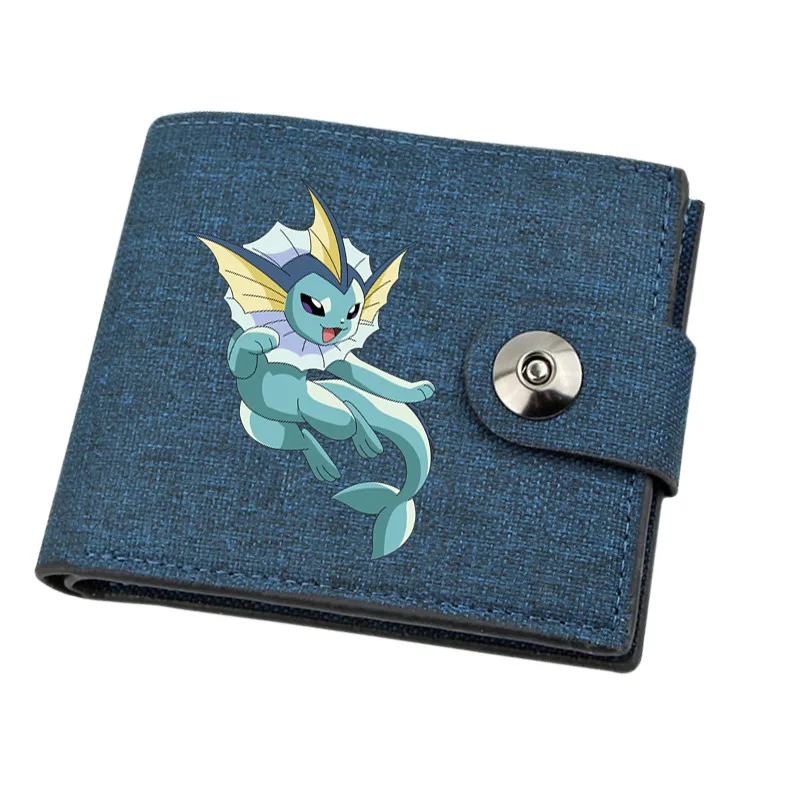 Portefeuille en toile avec motifs Pokémon