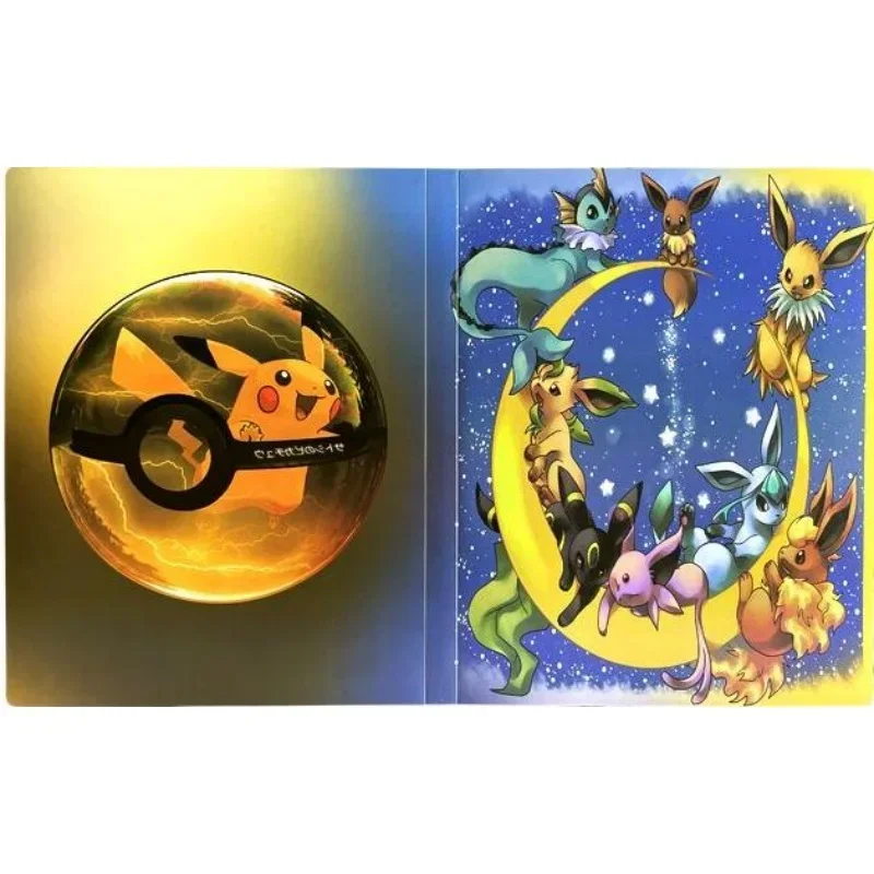 Album de collection pouvant contenir jusqu'à 540 cartes Pokémon avec motif Evoli