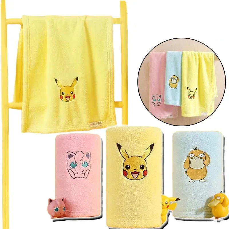 Serviettes Psyduck, Pikachu ou Jigglypuff (72x34cm)
