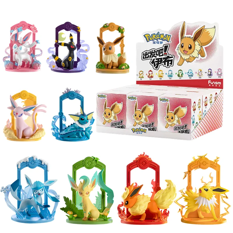 Lot de 9 figurines Eevee Evolutions
