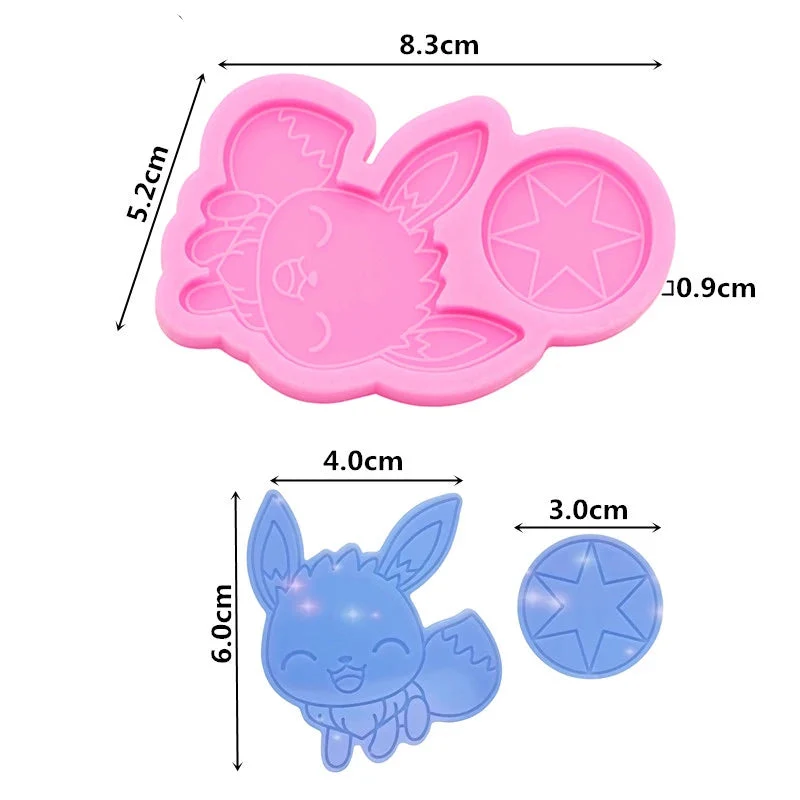 Moule en silicone Eevee – Cuisinez, fabriquez et décorez avec votre Pokémon préféré