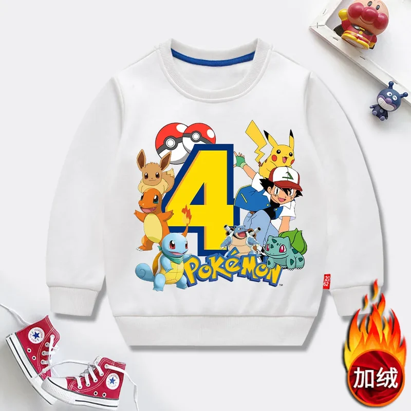 Pull Pokémon Happy Birthday pour enfants – Célébrez votre anniversaire avec style