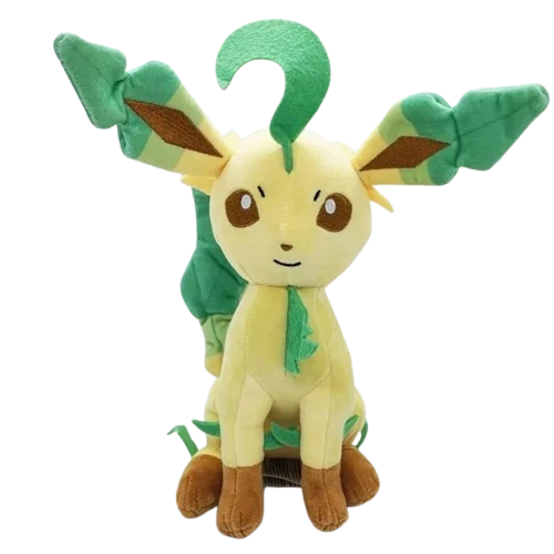 Pokémon Peluche Leafeon Folipurba assis (environ 25 cm)