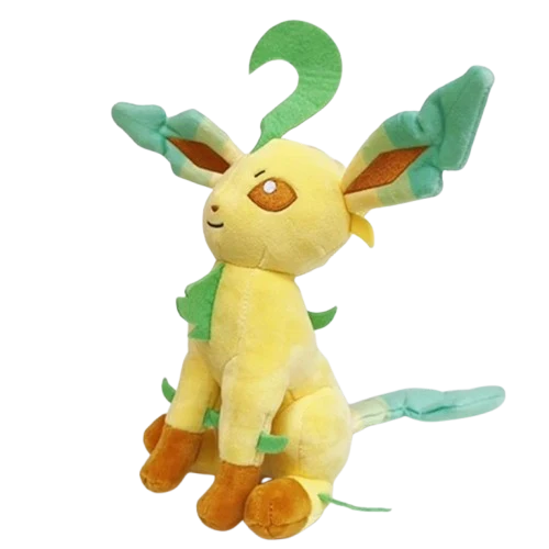 Pokémon Peluche Leafeon Folipurba assis (environ 25 cm)