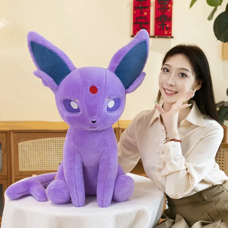 Peluche XXL Psiana Espeon – une élégance mystique à câliner !