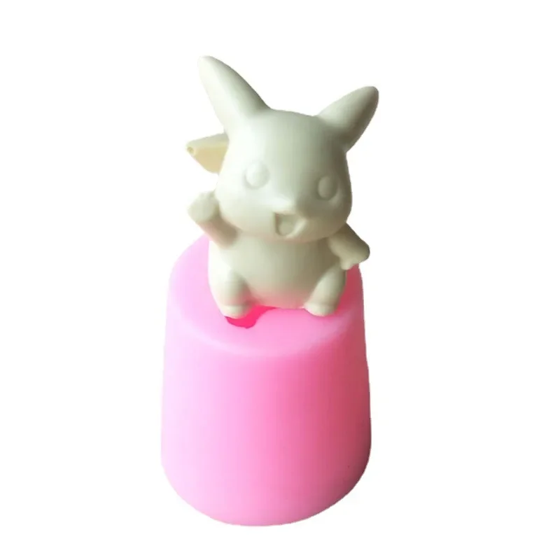 Moule en silicone 3D Pokémon Pikachu pour gâteau ou décoration de gâteau