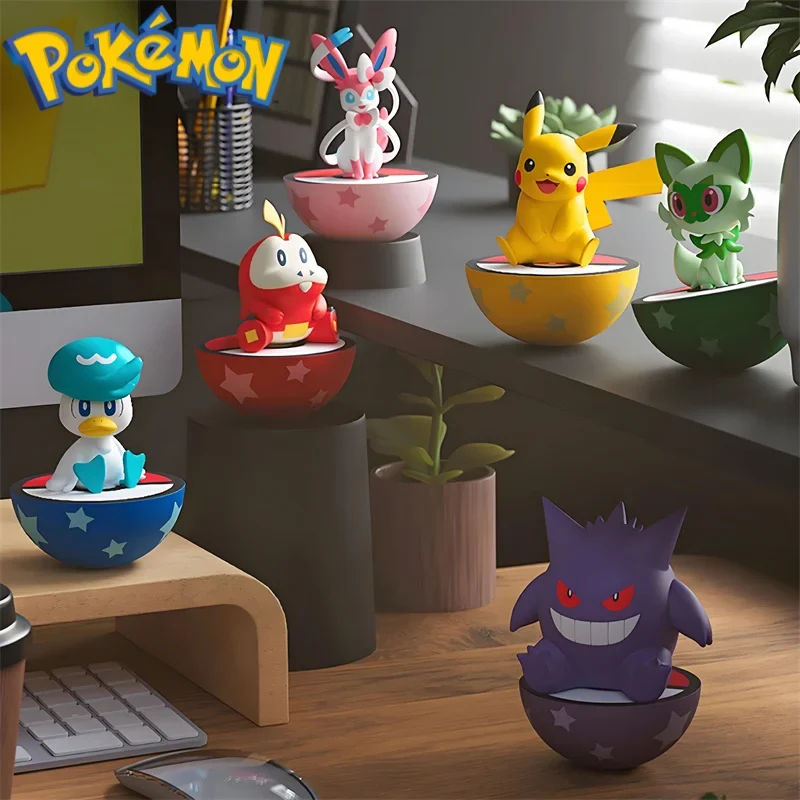 Figurines Pokémon détaillées Gengar, Krokel, Feelinara, Felori ou Kwaks