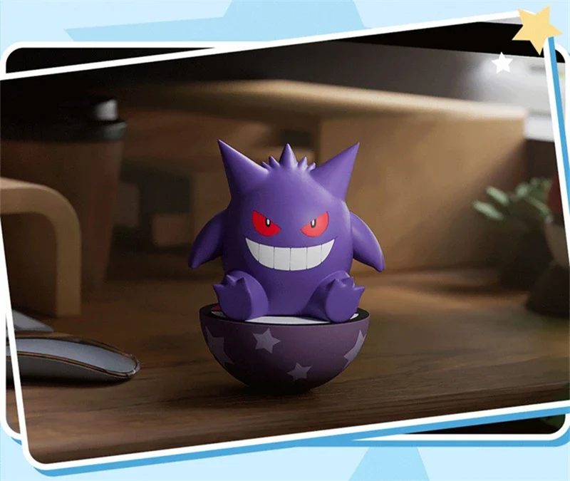 Figurines Pokémon détaillées Gengar, Krokel, Feelinara, Felori ou Kwaks