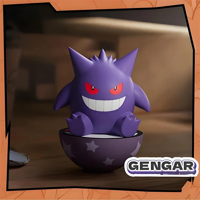 Figurines Pokémon détaillées Gengar, Krokel, Feelinara, Felori ou Kwaks