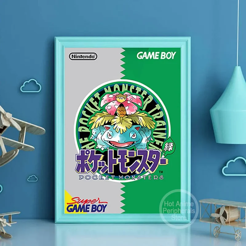 Affiche sur toile Pokémon vintage – Votre mur dans le style ultime de Pokémon