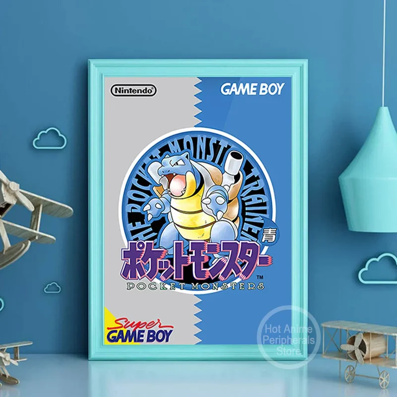 Affiche sur toile Pokémon vintage – Votre mur dans le style ultime de Pokémon