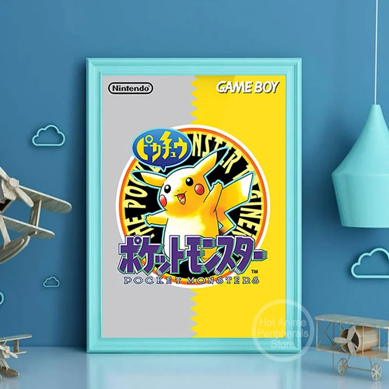 Affiche sur toile Pokémon vintage – Votre mur dans le style ultime de Pokémon