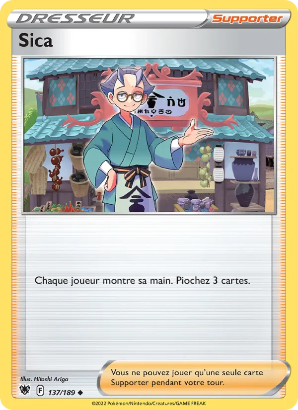 Sica 137/189 — EB10 – Astres Radieux — Carte Pokémon française