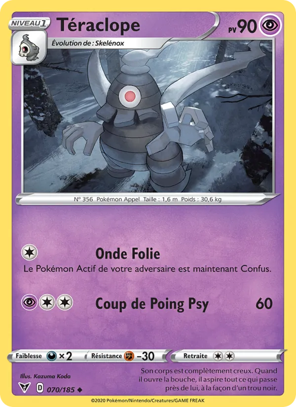 Téraclope 70/185 — EB04 — Voltage Éclatant — Carte Pokémon française