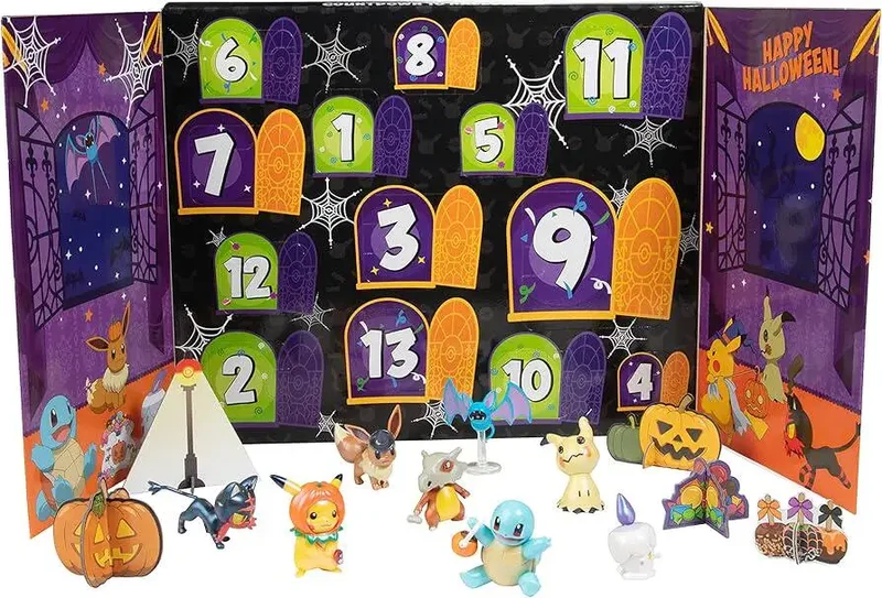 Calendrier de l'Avent Pokémon Halloween avec 13 cadeaux