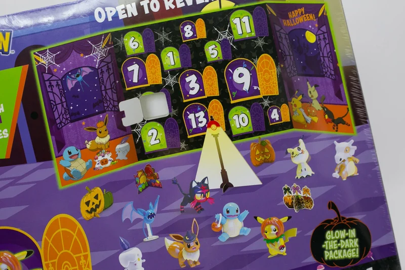 Calendrier de l'Avent Pokémon Halloween avec 13 cadeaux