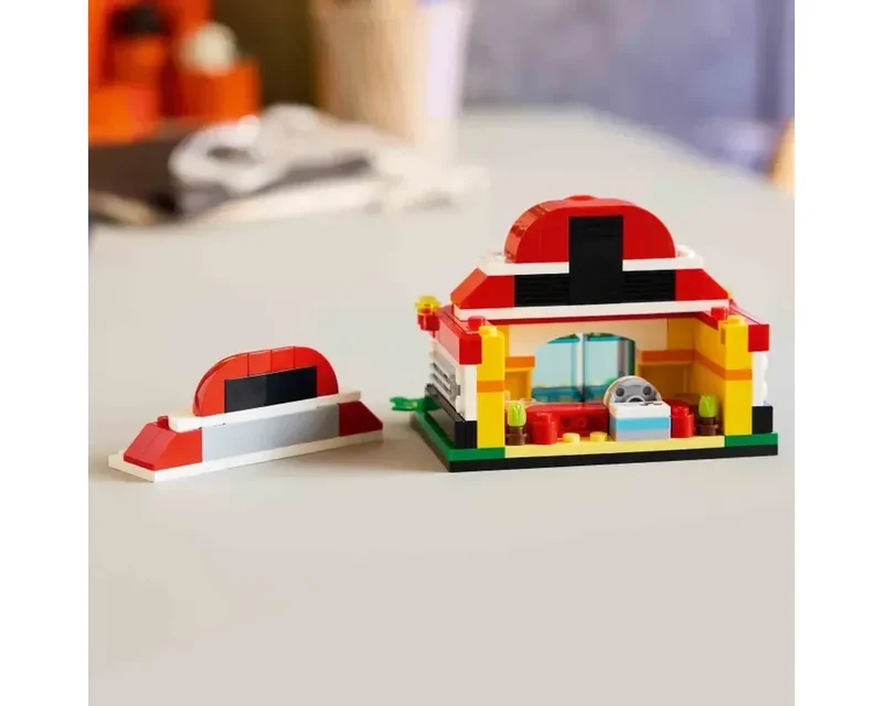 Jeu de construction à emboîter Poke Center avec 233 blocs de construction