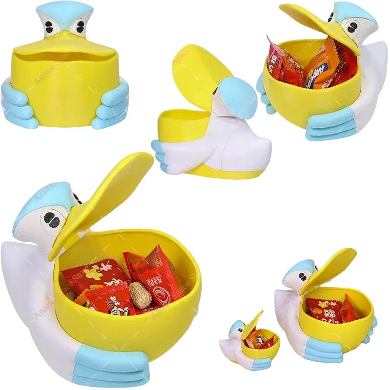 Boîte distributeur de bonbons Pelipper Pokémon mignonne, seau à snacks
