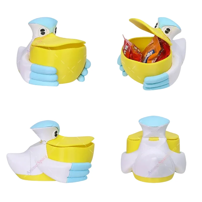 Boîte distributeur de bonbons Pelipper Pokémon mignonne, seau à snacks