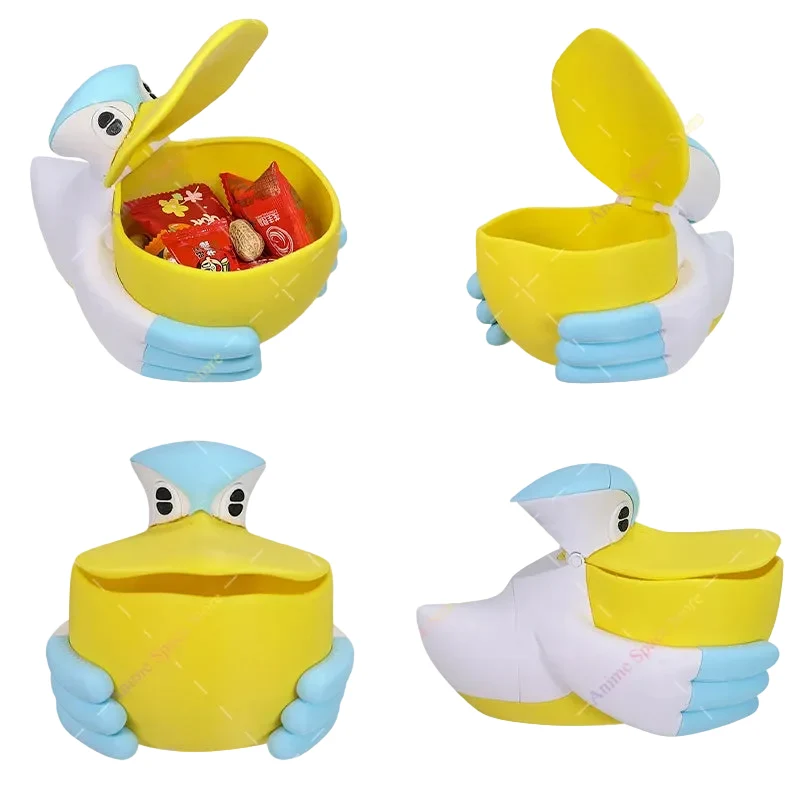 Boîte distributeur de bonbons Pelipper Pokémon mignonne, seau à snacks