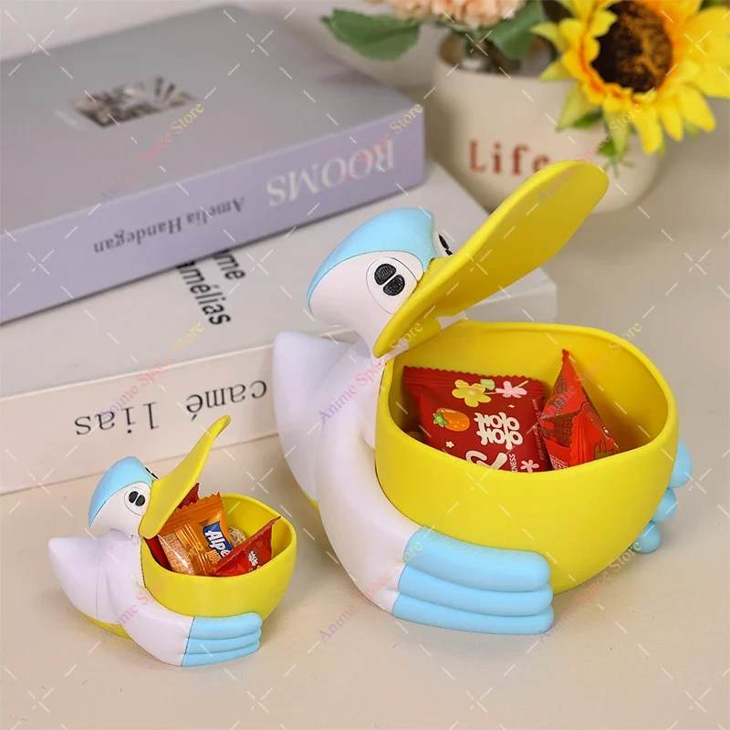 Boîte distributeur de bonbons Pelipper Pokémon mignonne, seau à snacks