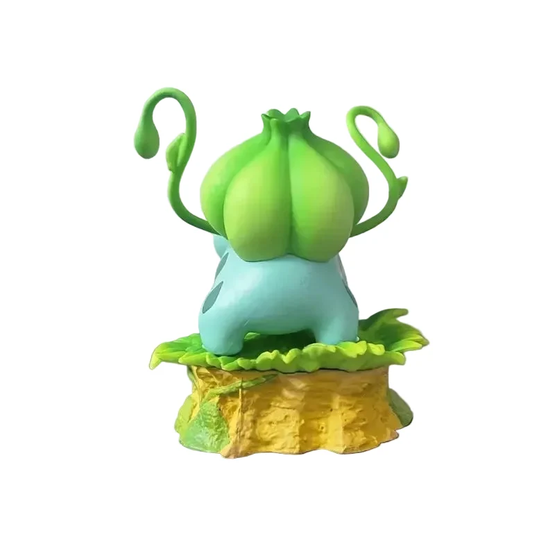 Figurine Bulbizarre mignonne avec petite Poké Ball - Deako, figurine de collection d'environ 10 cm
