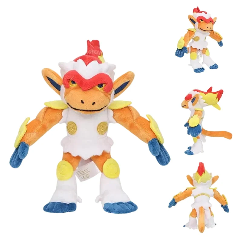 Figurine en peluche Panferno Pokémon Infernape (environ 16 x 8 x 19 cm)