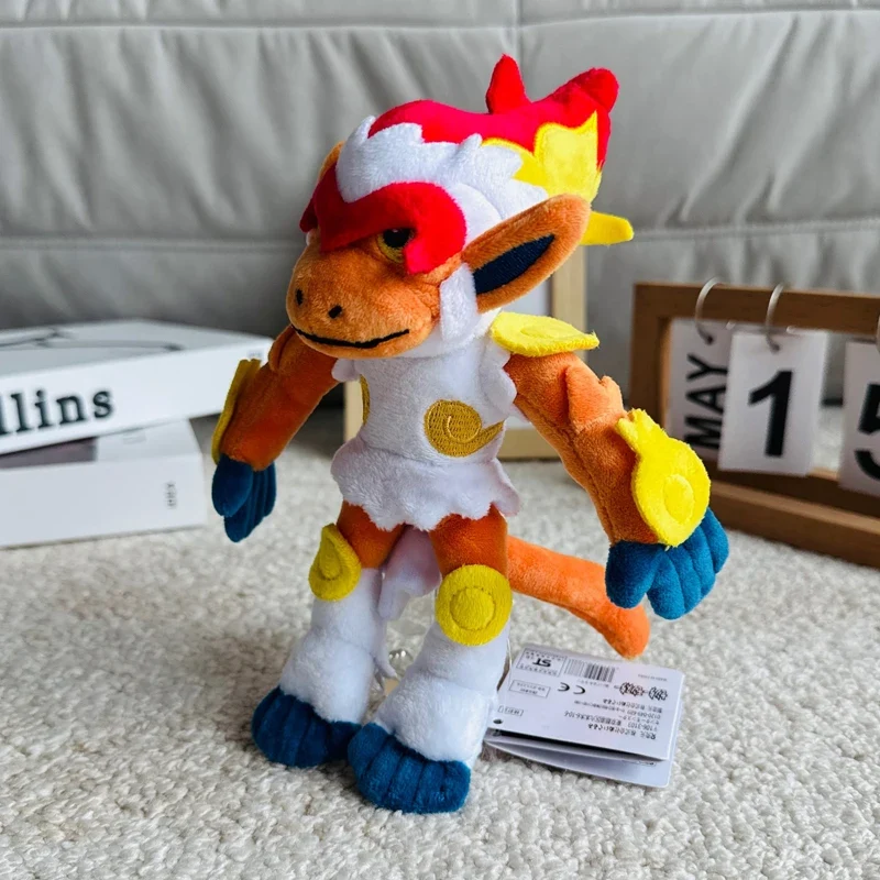 Figurine en peluche Panferno Pokémon Infernape (environ 16 x 8 x 19 cm)