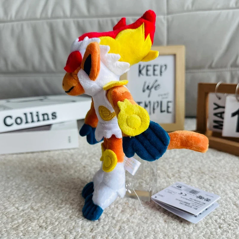 Figurine en peluche Panferno Pokémon Infernape (environ 16 x 8 x 19 cm)