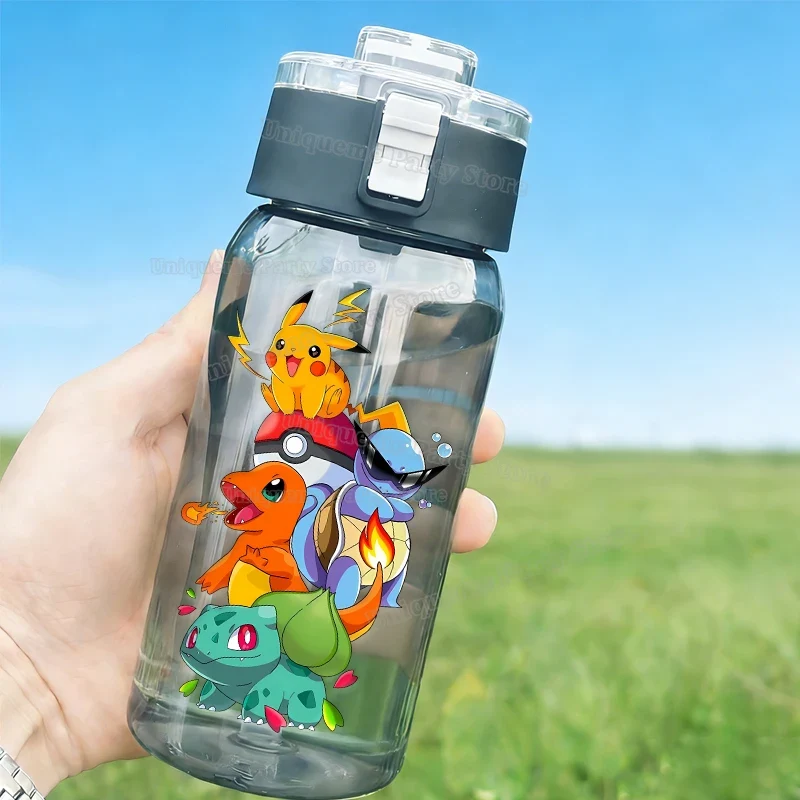Gourde Pokémon Charizard, Rondoudou et Carapuce de 600 ml pour l'été et les loisirs