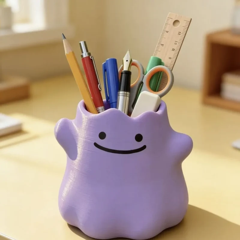 Porte-stylo Pokémon Métamorph, Organisateur de stylos créatif, Décoration de bureau