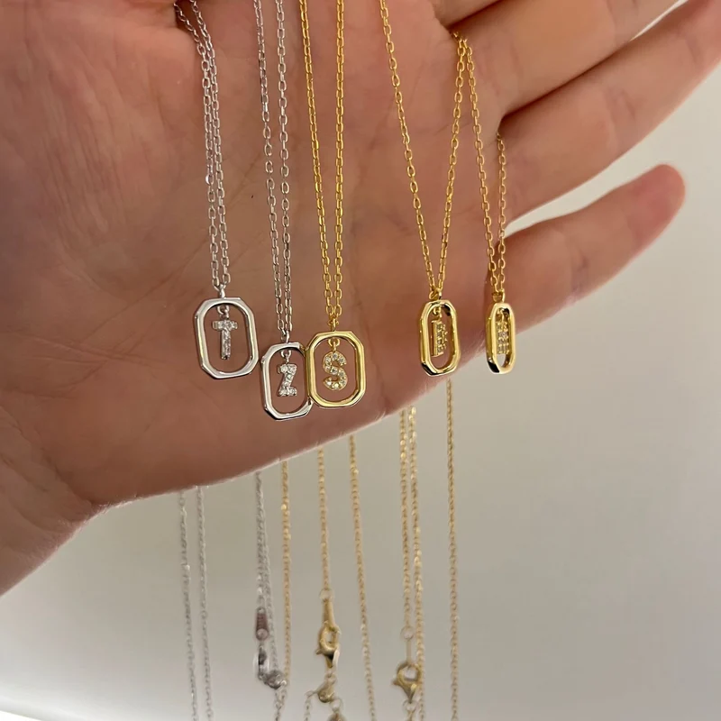 Inital Monogram Necklace