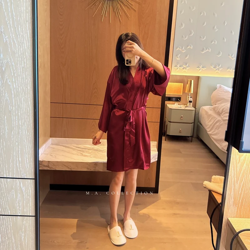 Soft Satin Bridal Robes