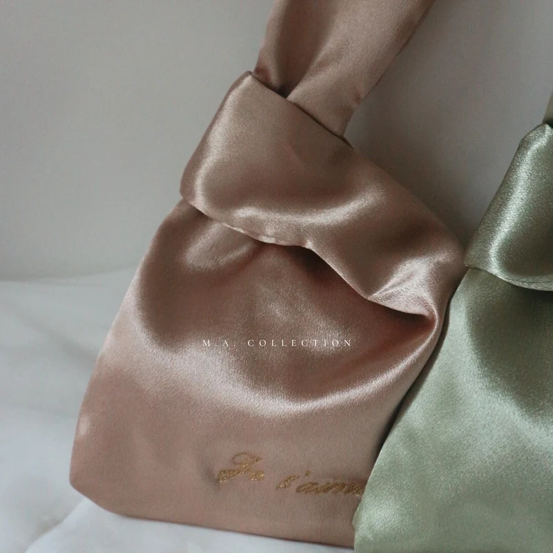 Customerized Satin Hand Bag